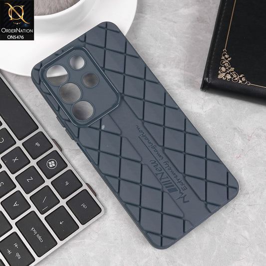 Vivo Y29 Cover - Blue - New Premium Cubic Textured Soft Case