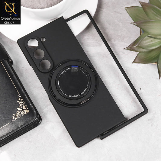 Samsung Galaxy Z Fold 6 5G Cover - Black - Premium Creative Case With Magnetic Wirelss Charging