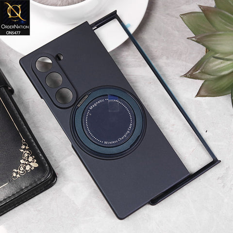 Samsung Galaxy Z Fold 6 5G Cover - Blue - Premium Creative Case With Magnetic Wirelss Charging