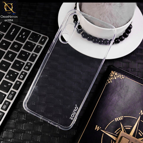 Samsung Galaxy A25 5G Cover - Transparent - EOURO Shock Resistant Soft Silicone Camera Protection Case