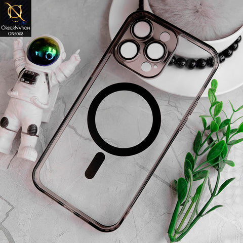 iPhone 15 Pro Max Cover - Black - Magsafe Compatible Protective Phone Case With Precise Camera Lens Cover Protection