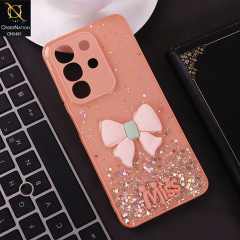 Vivo Y29 4G Cover - Pink - New Shiny Soft Cartoon Case