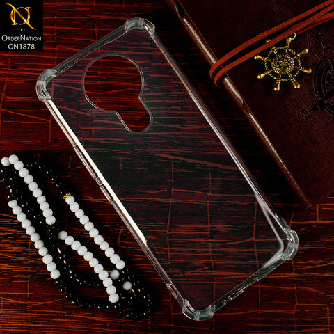 Tecno Spark 6 Cover - Soft 4D Design Shockproof Silicone Transparent Clear Case