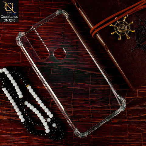 Infinix S5 Pro Cover - Soft 4D Design Shockproof Silicone Transparent Clear Case