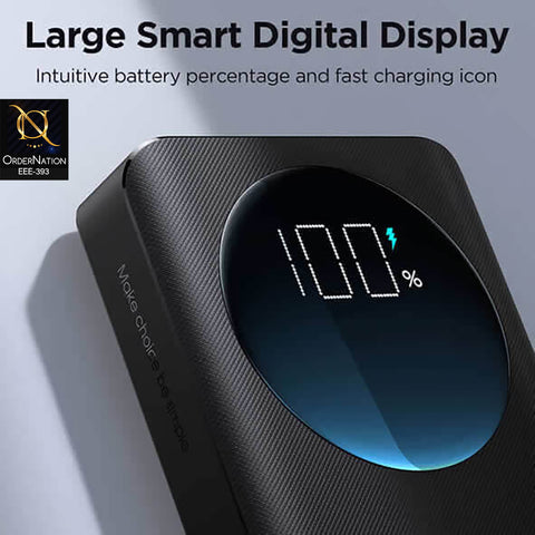 Joyroom JR-PBF02 20000mAh 30W PD Fast Charging Power Bank with Digital Display