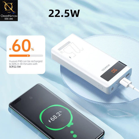 Romoss Sense 8PF 30000mAh 22.5W PD + QC Fast Charging Power Bank with Digital Display