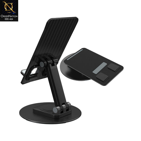 Multifunctional Metal Desktop Phone Stand – Foldable & Adjustable Universal Bracket