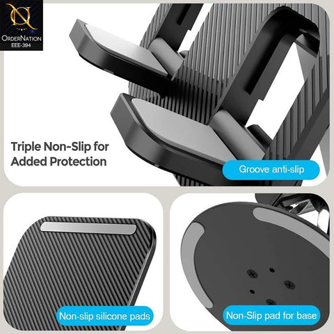 Jmary MK-59 Desktop Phone Stand – 360° Rotating Foldable Tablet & Mobile Holder