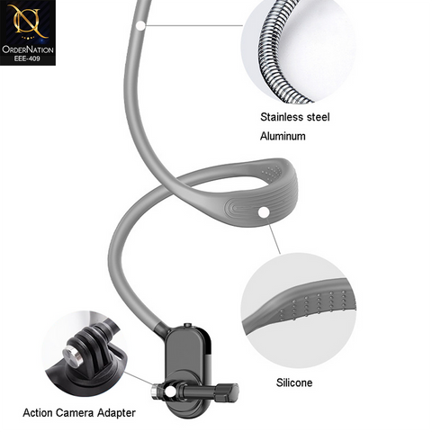 UGREEN Neck Mount for Action Cameras – Flexible Hands-Free POV Selfie Harness