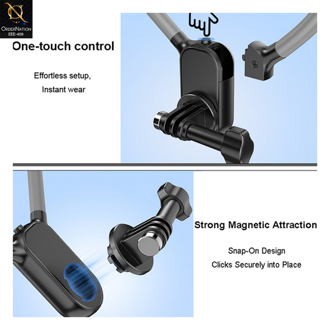 UGREEN Neck Mount for Action Cameras – Flexible Hands-Free POV Selfie Harness