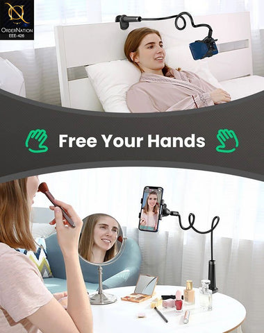 UGREEN LP113 Long Arm Gooseneck Desktop Phone Holder - 360° Rotating Flexible Mount