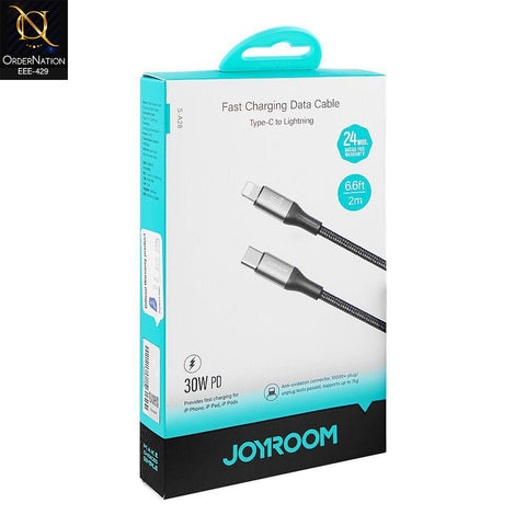 Joyroom S-A28 30W PD Type-C to Lightning Fast Charging Data Cable - 2m (6.6ft) White