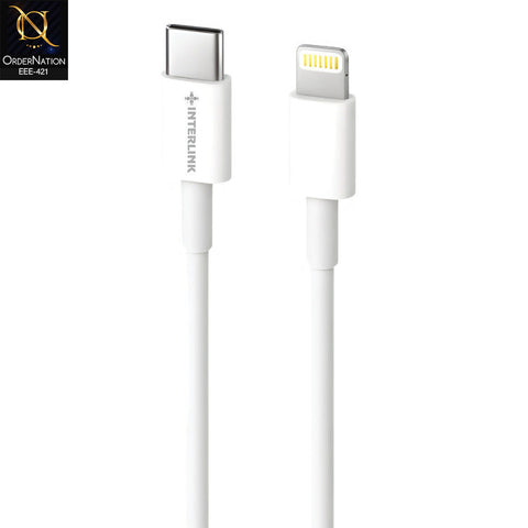 Aspor A109L 27W Type-C to Lightning PD Fast Charging Data Cable - 2M White