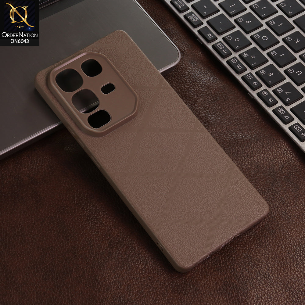 Infinix Note 50 4G - Brown -  New Soft Silicone Case With Camera Protection