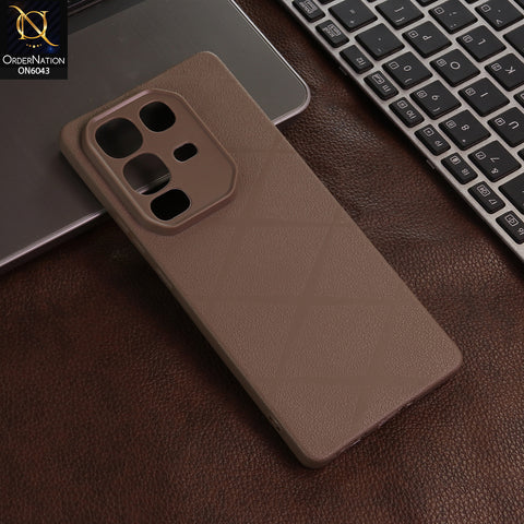 Infinix Note 50 4G - Brown -  New Soft Silicone Case With Camera Protection