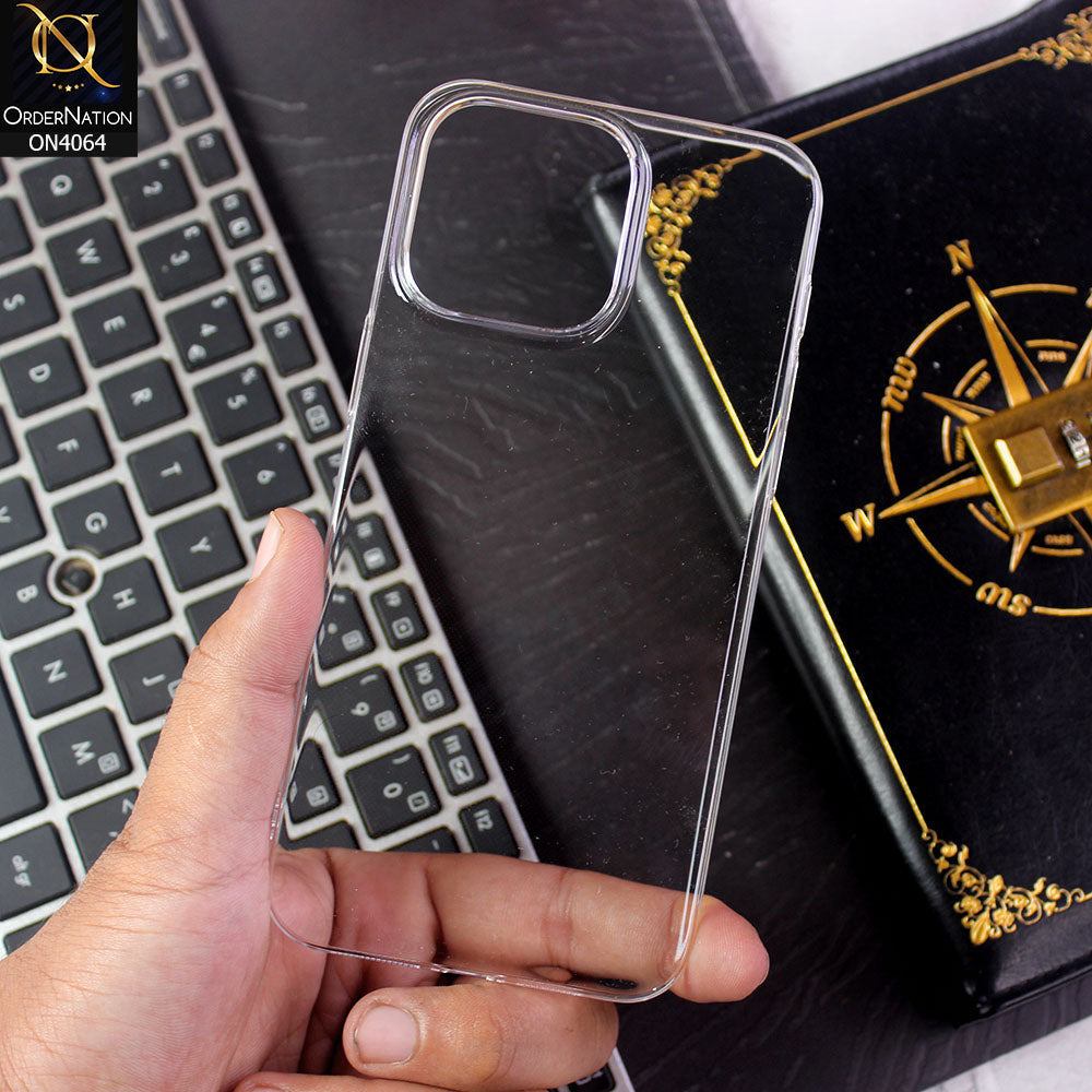iPhone 14 Pro Max - Transparent - Vosros New Premium Design Anti-Scratch Hard Case
