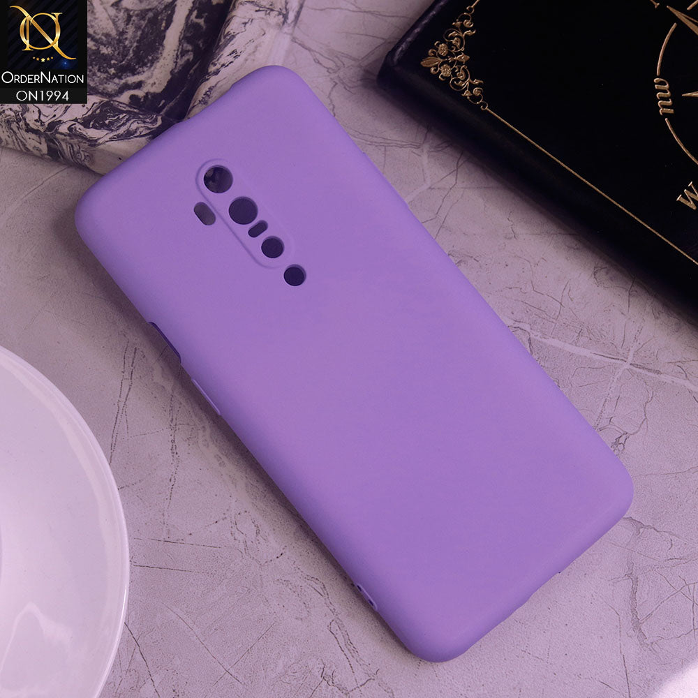OnePlus 7T Pro 5G McLaren - Light Purple - Matte Shockproof Sillica Gel Soft Case