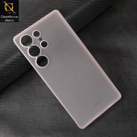 Samsung Galaxy S25 Ultra Cover - Desert Titanium - All New Stylish KZDOO Air Skin Series Ultra Slim Round Borders High Quality Case