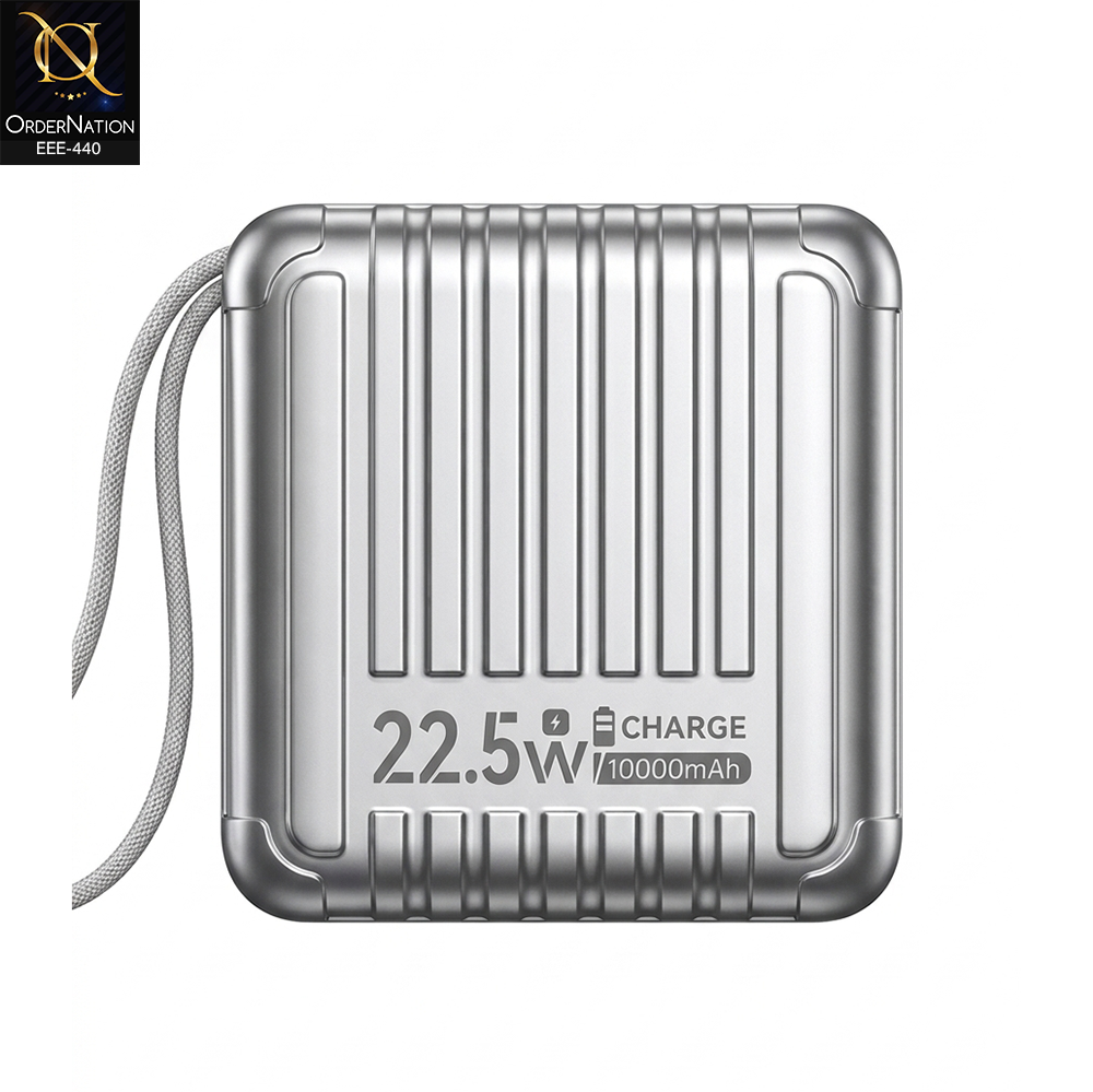 NOHON NX-W35S 22.5W Fast Charging Power Bank 5300mAh Rated Dual Cable Travel Charger 5V 3A Total Output