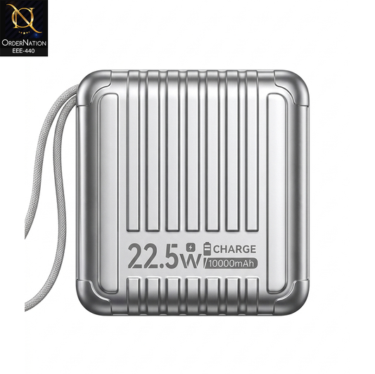 NOHON NX-W35S 22.5W Fast Charging Power Bank 5300mAh Rated Dual Cable Travel Charger 5V 3A Total Output