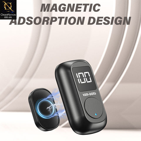 VEN-DENS VD-MIC027 Professional Wireless Magnetic Microphone – HD Dual Mic with IP Port & 300mAh Charging Case