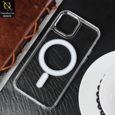iPhone 14 Plus Cover - Transparent - SheerForce Magnetic Treated Protective Phone Case