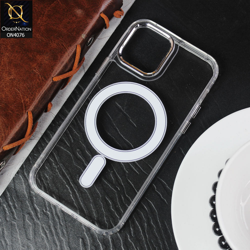 iPhone 13 Cover - Transparent - SheerForce Magnetic Treated Protective Phone Case