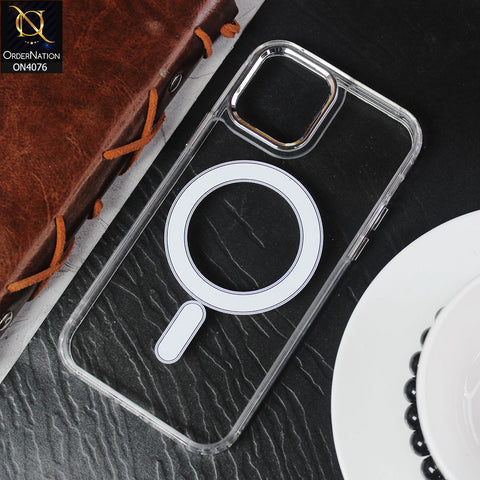 iPhone 12 Cover - Transparent - SheerForce Magnetic Treated Protective Phone Case