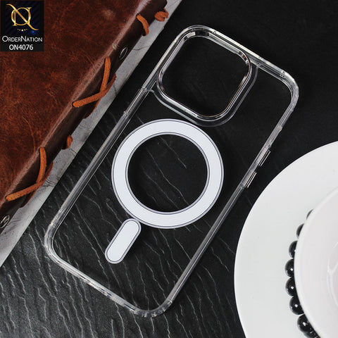 iPhone 14 Pro Max Cover - Transparent - SheerForce Magnetic Treated Protective Phone Case