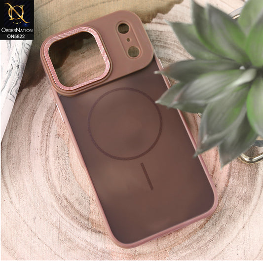 iPhone 17 Pro Max Cover - Brown- New Premium Quality Hard Shell Flex Matte Protective Case  Back Cover