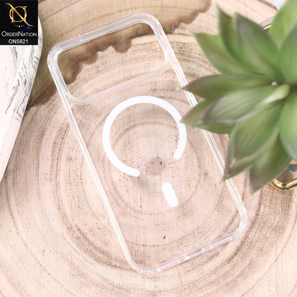 iPhone 17 Pro Max Cover - Transparent -  EOURO Superior Quality Clear Case With MagSafe