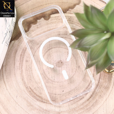 iPhone 17 Pro Max Cover - Transparent -  EOURO Superior Quality Clear Case With MagSafe