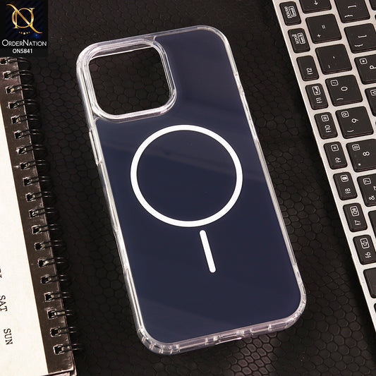 iPhone 16 Pro Max Cover - Blue - Shockproof Hybrid Protective Cover Magnetic Charging Compatible