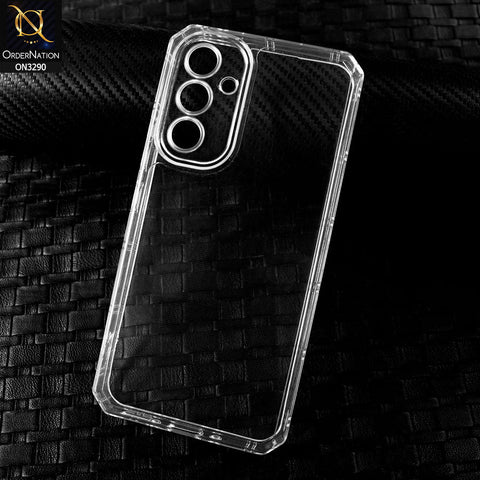 Samsung Galaxy A54 5G Cover -  Four Sided Airbag With Camera Protection Clear Transparent Soft Case