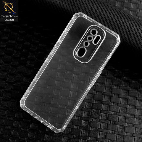 Oppo A9 2020 Cover - Four Sided Airbag With Camera Protection Clear Transparent Soft Case