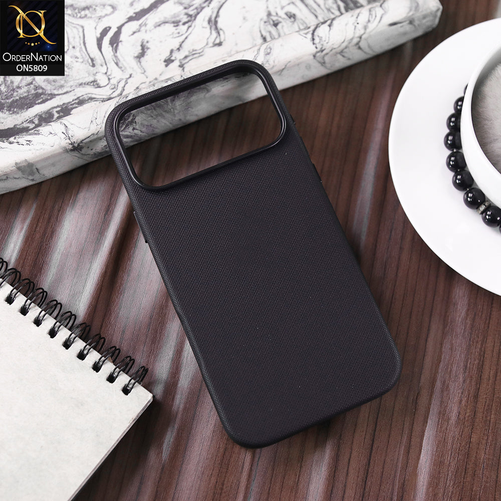 iPhone 17 Pro Max Cover - Black - New premium Quality Tech Woven Design Case