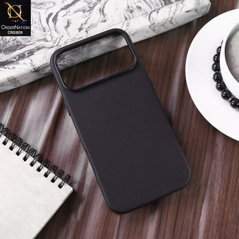 iPhone 17 Pro Max Cover - Black - New premium Quality Tech Woven Design Case