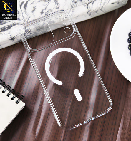 iPhone 17 Pro Max  Cover - Transparent - New Premium Quality Acrylic Magsafe Clear Case with Camera Control Button