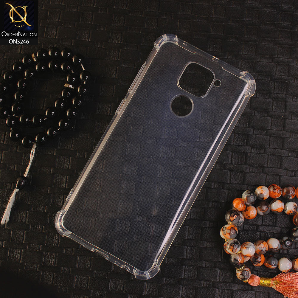 Xiaomi Redmi 10X 4G Cover - Transparent - Soft 4D Design Shockproof Silicone Transparent Clear Camera Protection Case