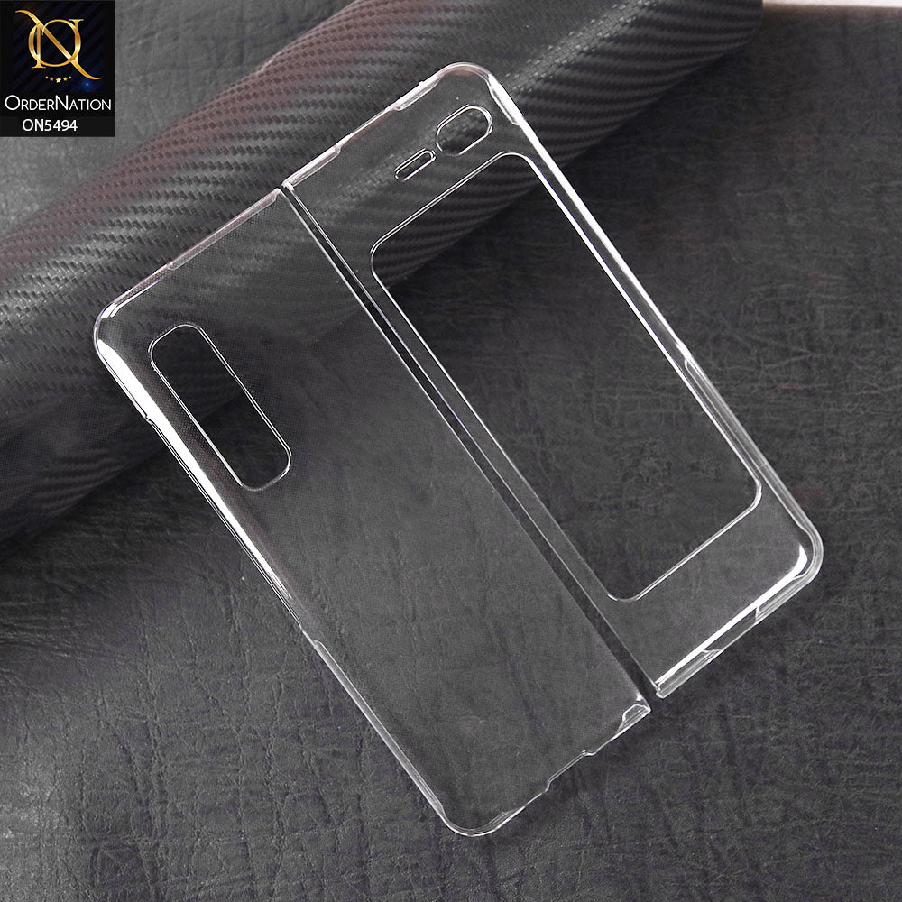 Samsung Galaxy Fold Cover - Black - New ShockProof Premium Quality Borederd Case