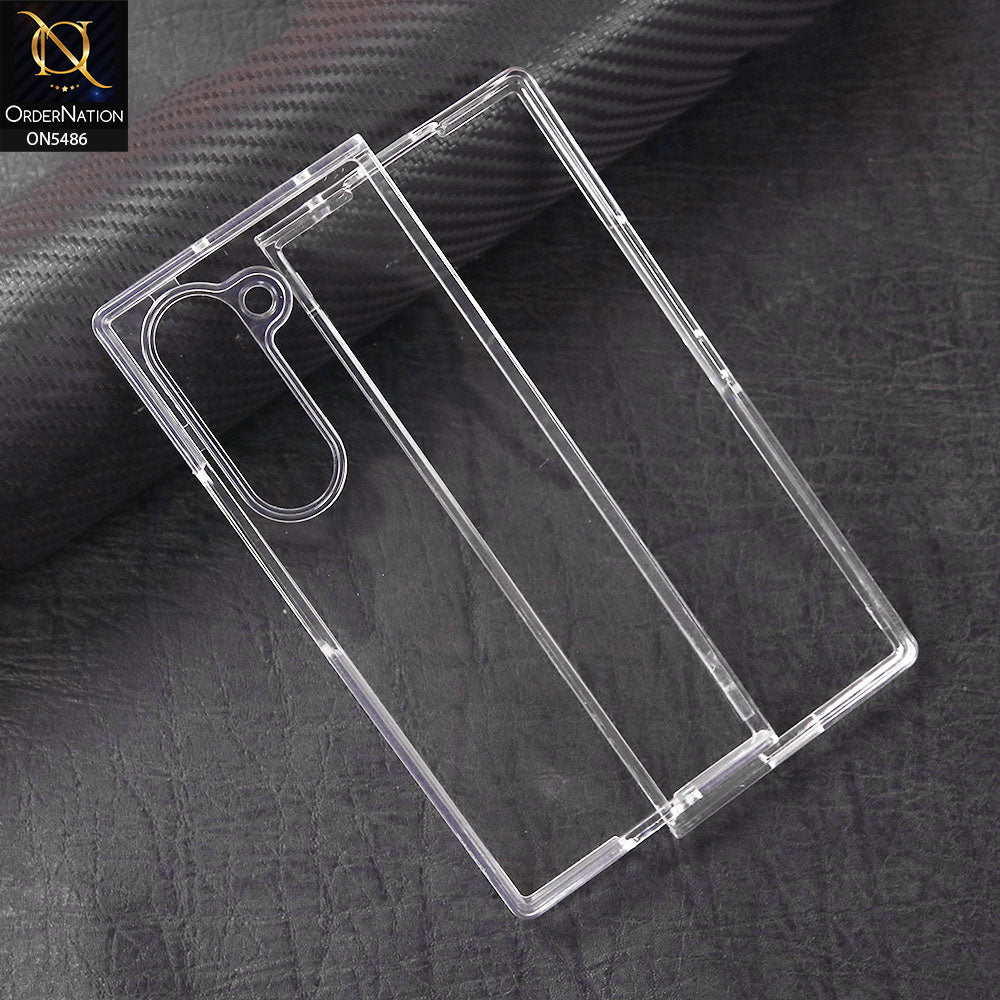 Samsung Galaxy Z Fold 6 Cover - Black - New ShockProof Premium Quality Soft Clear Case