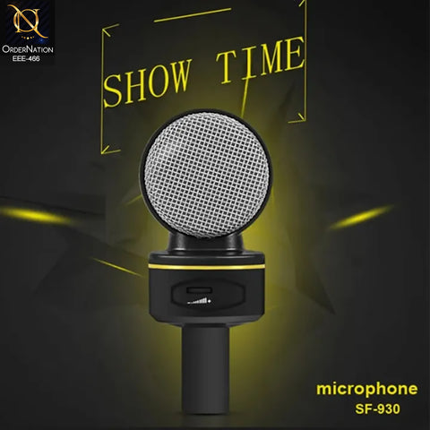 Professional Condenser Desktop Microphone with Tripod Stand for Streaming, Recording & Online Meetings with 3.5mm Plug & Play