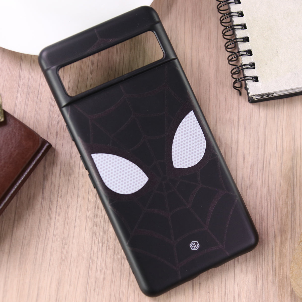 Google Pixel 7 Cover - Black - Cool Spider Design Soft Phone Case - Silica Gel Case