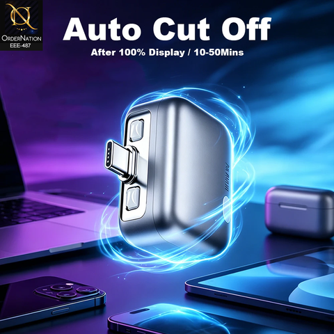 140W Fast Charging Automatic Pop-off Charging Disconnector Type-C, Smart Auto Stop Charging Adapter for Smartphones, Tablets & Gaming Devices