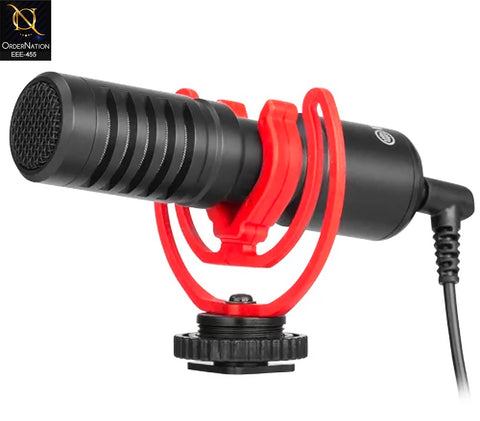 Boya BY-MM1 Plus Super Cardioid Condenser Shotgun Microphone For DSLR Camera And Smartphone Vlogging With 3.5 MM Audio Jack.