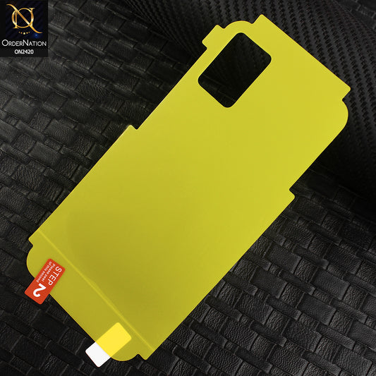 Samsung Galaxy A51 Protector Cover - Transparent Hydro Jell Skin Film Unbreakable Back Protector Sheet