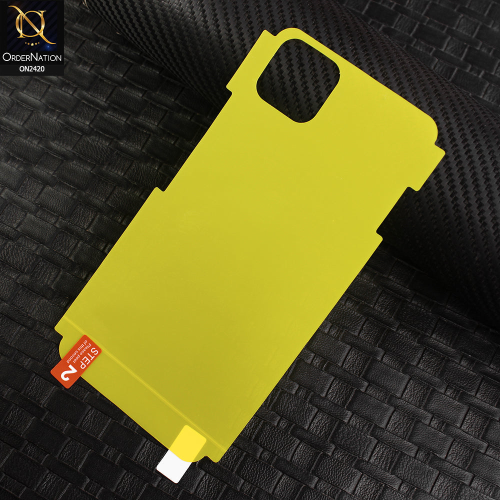 Google Pixel 4 XL Protector Cover - Transparent Hydro Jell Skin Film Unbreakable Back Protector Sheet