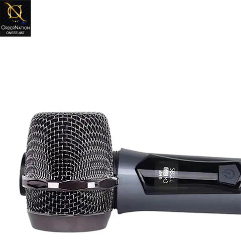 Saeapu TTD-M10 UHF Wireless Microphone System with Rechargeable Receiver