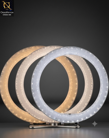 3D-26 RGB LED Ring Light with Phone Holder for Livestreaming & Ambience Lighting (Without stand)