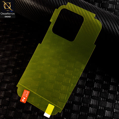 Xiaomi Redmi 10A Protector - Transparent Hydro Jell Skin Film Unbreakable Back Protector Sheet
